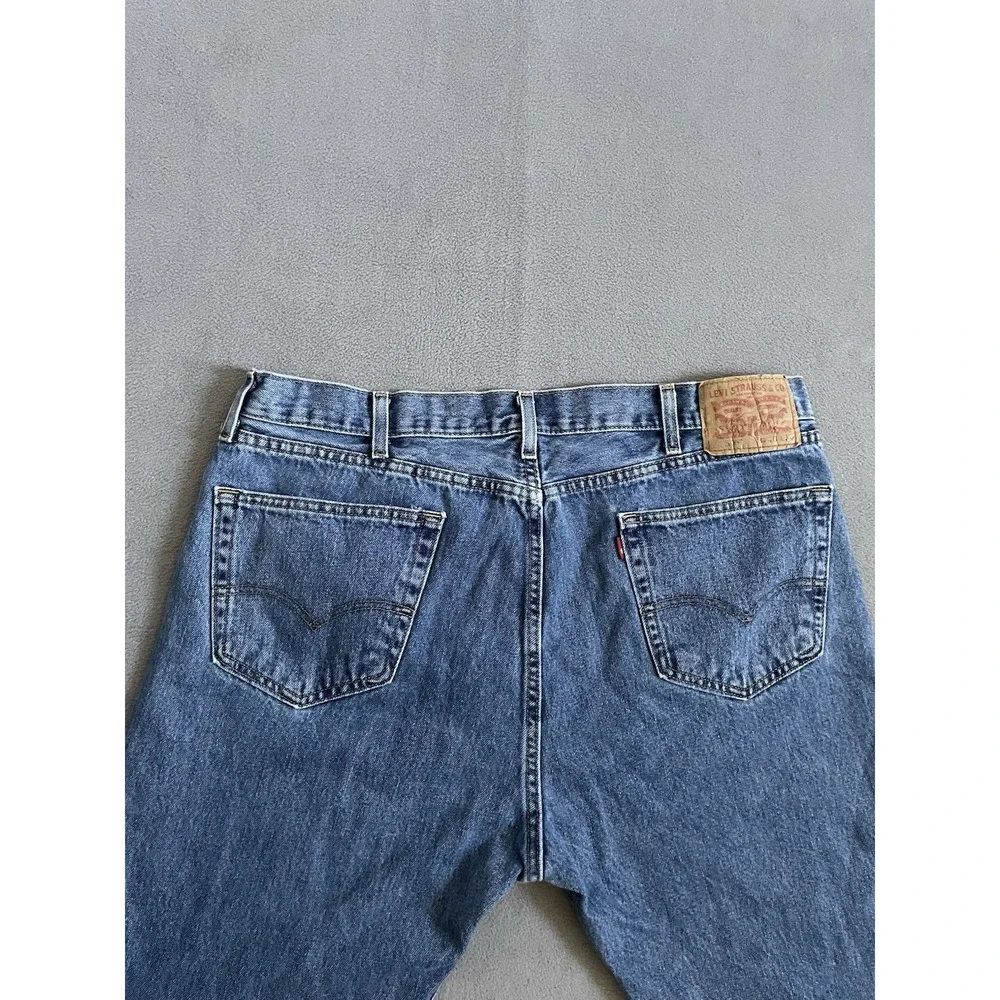 Levi's Mens 505 Regular Fit Jeans Medium Wash Straight Leg Size 40x30